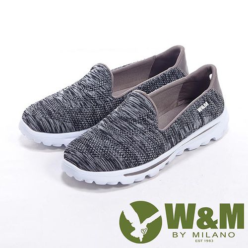 W&M (女)MODARE 超彈力舒適針織增高鞋女鞋-黑