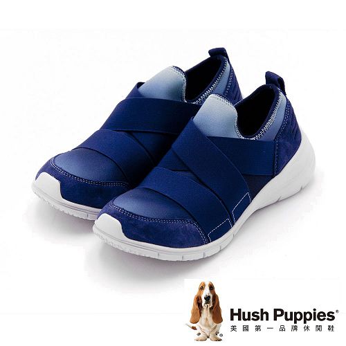 Hush Puppies DIEDE CYPRESS系列 直套式機能健走鞋 女鞋-深藍