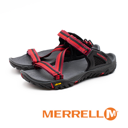 MERRELL ALL OUT BLAZE WEB 織帶涼鞋 女鞋 - 紅