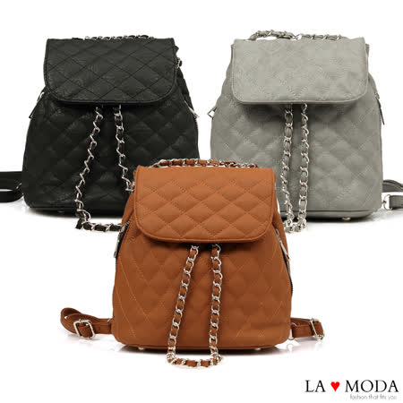 La Moda 
小香風大容量多法背包