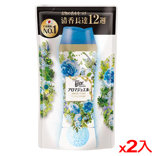 ★超值2入組★蘭諾衣物芳香豆補充包甜麝香455ml