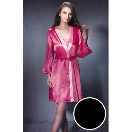 華歌爾睡衣
睡衣罩衫-黑色