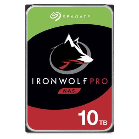 Seagate IronWolf Pro 10TB 3.5吋 NAS 專用硬碟 (ST10000NE0008)