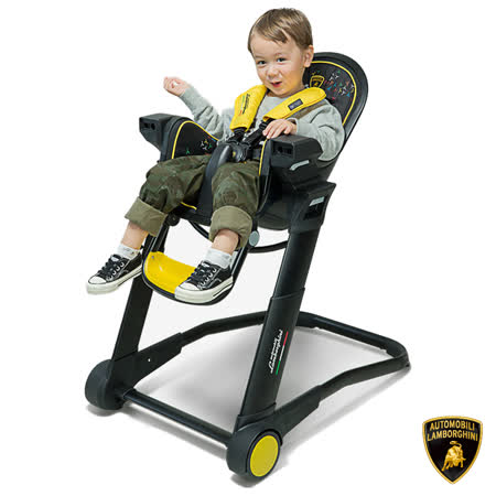 【Lamborghini藍寶堅尼】全台獨家 兒童高腳餐椅 嬰兒餐椅 高腳餐椅 寶寶餐椅