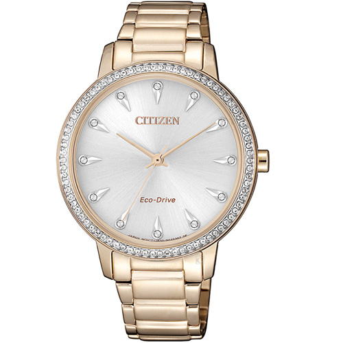 CITIZEN星辰璀璨魅力光動能女錶 FE7043-55A