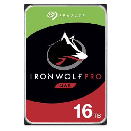Seagate IronWolf Pro 16TB 3.5吋 NAS 專用硬碟（ST16000NE0