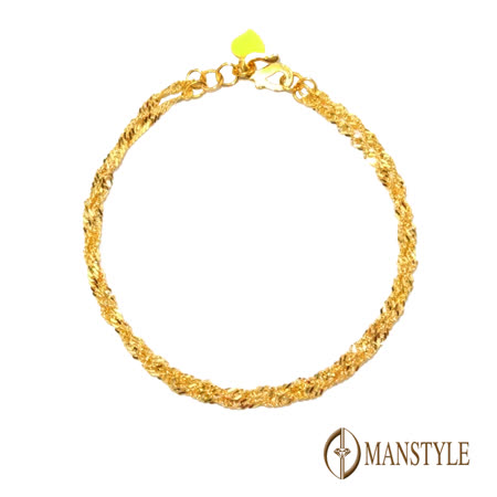 MANSTYLE 
黃金手鍊-約1.17錢