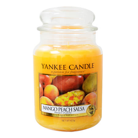 YANKEE CANDLE 香氛蠟燭 623g-芒果蜜桃
