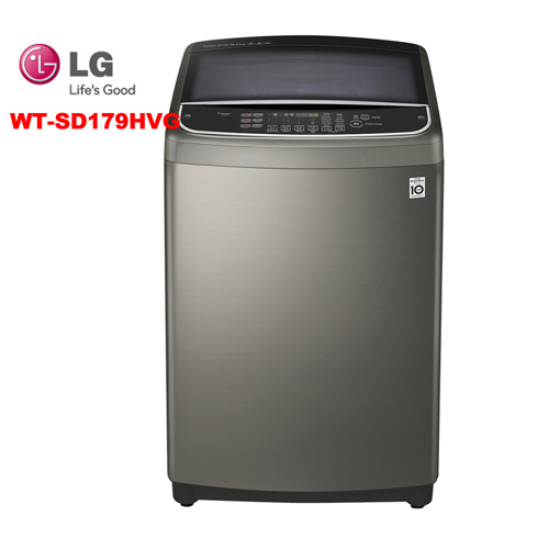LG樂金17公斤第三代DD直立式變頻洗衣機WT-SD179HVG(不鏽鋼銀)