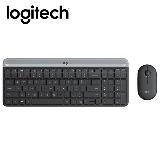 【Logitech 羅技】MK470 超薄無線鍵鼠組/石墨黑