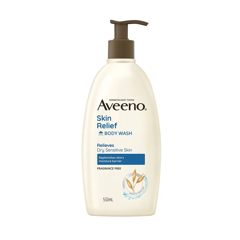 【Aveeno 艾惟諾】燕麥高效舒緩沐浴露 (532mlx2入)