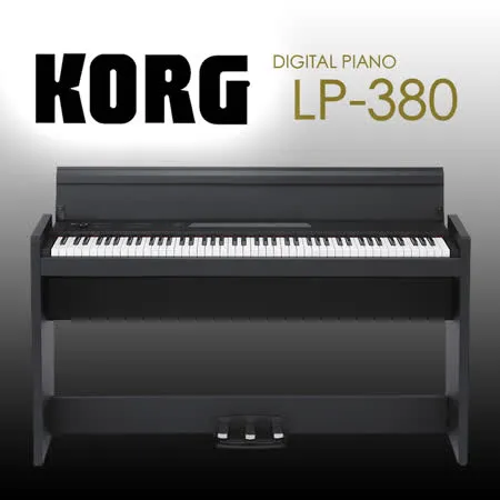 KORG 數位鋼琴 / LP-380黑色款日本製 / 公司貨保固