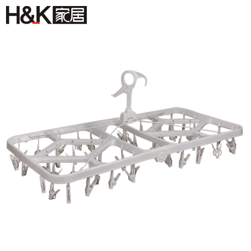 【買一送一】H&K 家居摺疊曬衣架52夾
