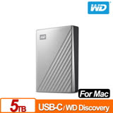 WD My Passport Ultra for Mac 5TB 2.5吋USB-C行動硬碟