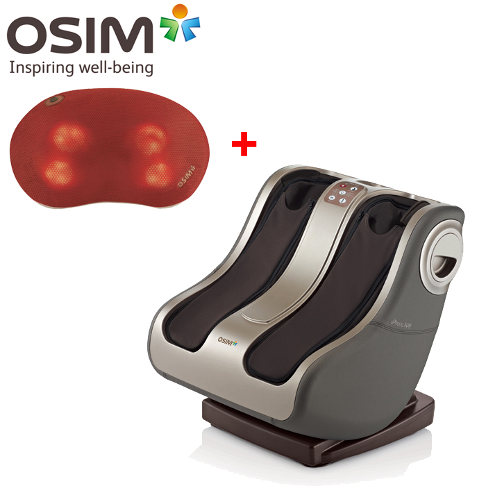 OSIM uPhoria Warm 暖足樂OS-338 黑灰色 +巧摩枕 uCozy OS-102