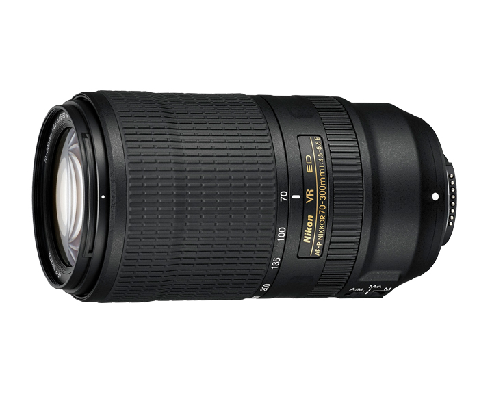 Nikon AF-P Nikkor 70-300mm f4.5-5.6E ED VR 望遠變焦鏡頭 (公司貨) 贈UV保護鏡+HITECLOTH高級擦拭布