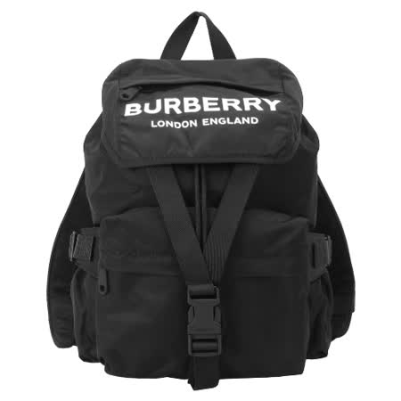 BURBERRY 
徽標尼龍後背包