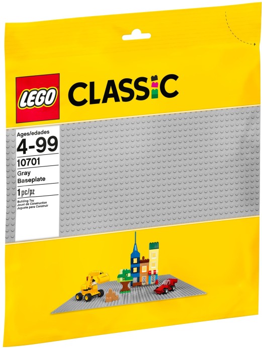 樂高積木 LEGO《 LT10701 》2015 年Classic 經典基本顆粒系列 - 灰色底板