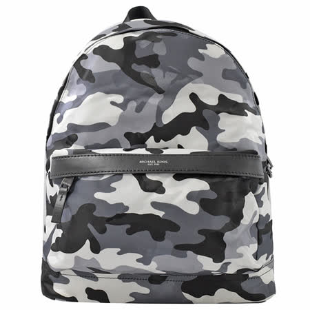MICHAEL KORS 
迷彩尼龍皮飾邊後背包