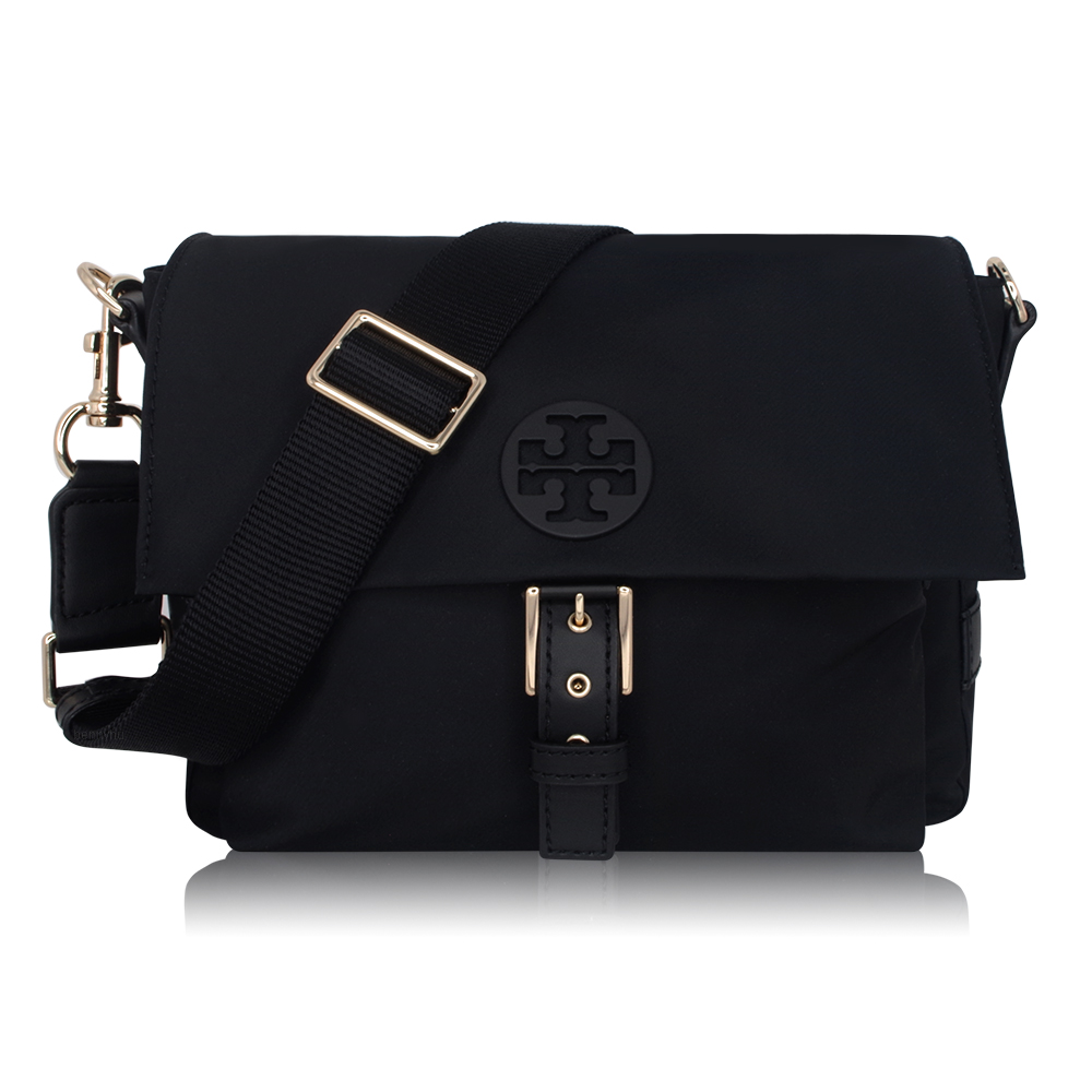 TORY BURCH 人氣款TILDA防潑水尼龍手提/斜背包-黑色