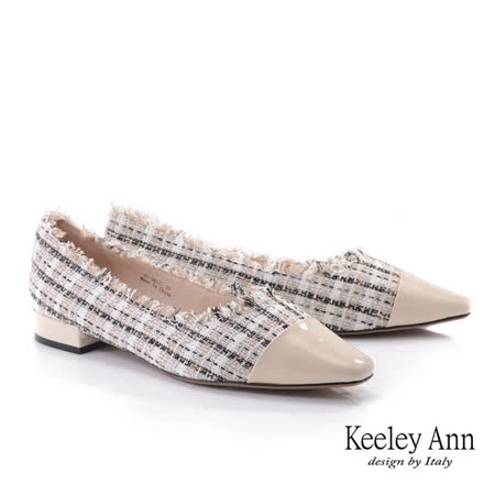 Keeley Ann
格紋虛邊低跟包鞋