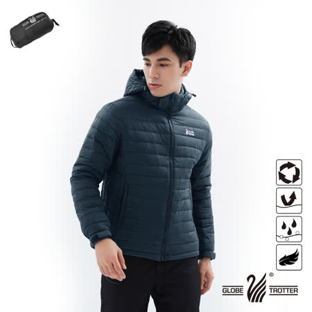 【遊遍天下】男款防潑水
防風保暖可拆帽90%羽絨外套