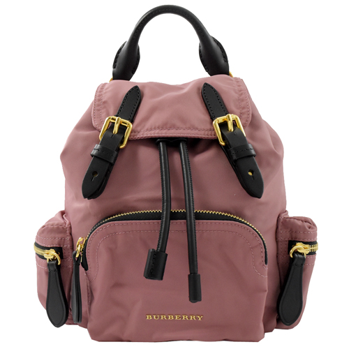 BURBERRY THE RUCKSACK 軍旅後背包.葵粉 (小款)