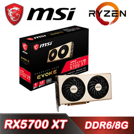 微星RX 5700 XT
EVOKE OC顯示卡