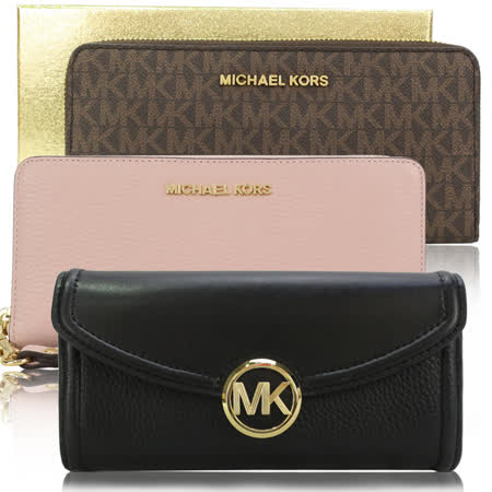 MICHAEL KORS 
拉鍊長夾/手掛萬用長夾
