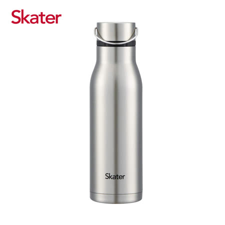 Skater不鏽鋼雙層真空瓶(600ml)銀