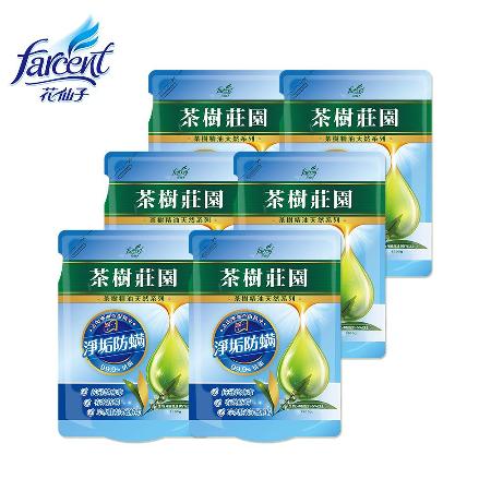 【茶樹莊園】茶樹天然濃縮酵素洗衣精補充包 1300g(6入/箱~箱購)
