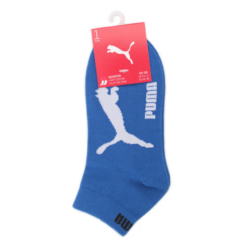 PUMA 大豹短襪 藍白 BB109602