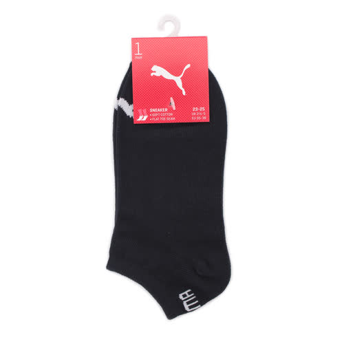 PUMA 素色小豹踝襪 黑 BB109802