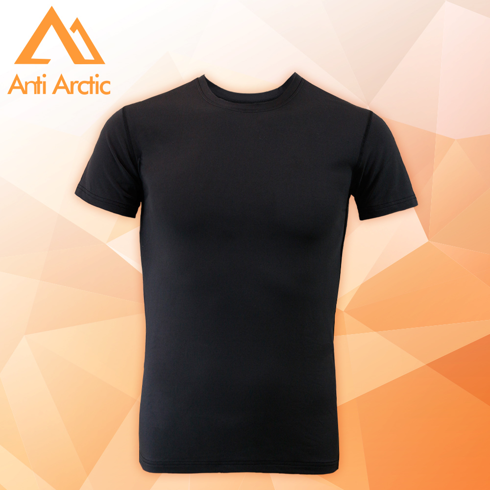 3M-【Anti Arctic】遠紅外線機能衣-男短袖-黑