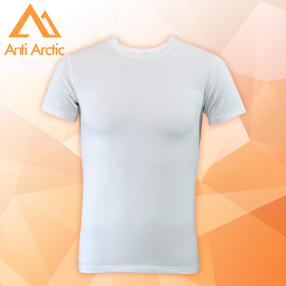 3M-【Anti Arctic】遠紅外線機能衣-男短袖-白