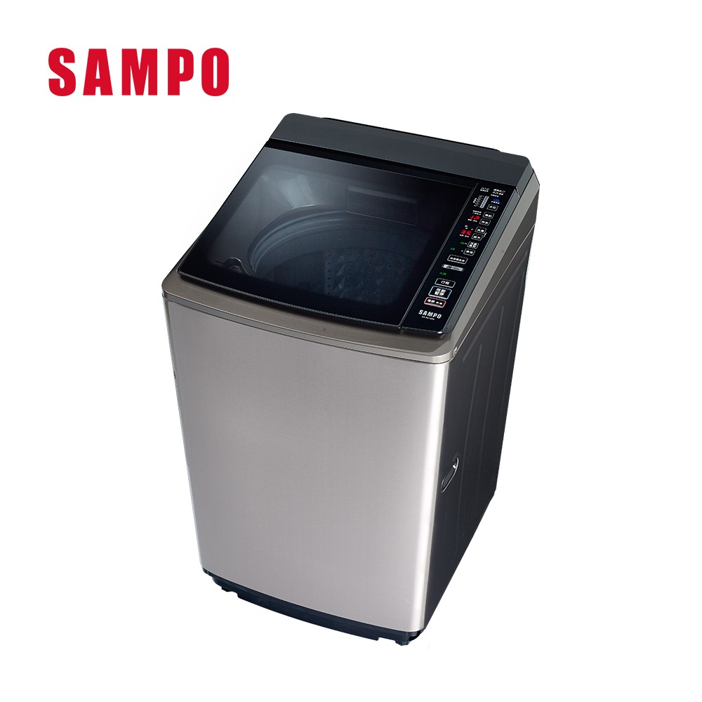 買就送聲寶美食鍋**【SAMPO聲寶】16公斤 PICO PURE變頻直立式洗衣機 PICO PURE變頻直立式洗衣機 ES-KD16PS(S1)