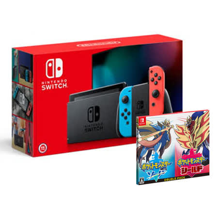 Switch電力加強版
+寶可夢 劍+盾同捆組