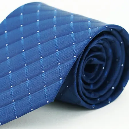 【Alpaca雅派】深藍格紋領帶