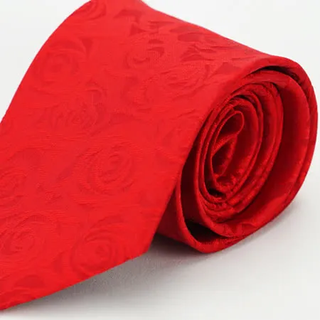 【Alpaca雅派】紅色玫瑰花領帶