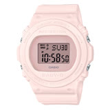 BABY-G 經典百搭電子女錶 樹脂錶帶 少女粉 防水200米(BGD-570-4)