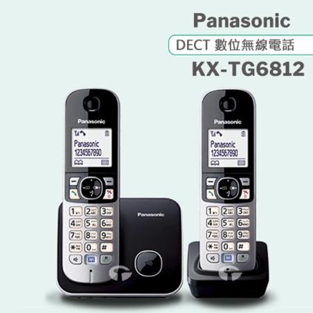 《Panasonic》松下國際牌DECT節能數位無線電話 KX-TG6812 (鈦金黑)