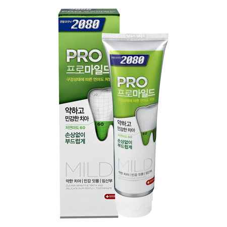 韓國2080
專業亮白牙膏-溫和亮白
