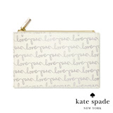 kate spade 簡約手繪風筆袋/化妝包/收納袋 Love Script