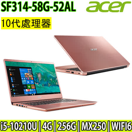 Acer SF輕薄/10代i5
SSD/MX250獨顯筆電