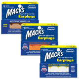 【Macks】美國熱銷 成人矽膠耳塞 2副裝 防噪音 飛行 游泳 適用 橙色