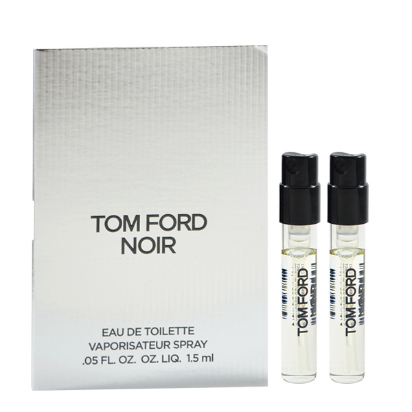 Tom Ford 催情男士淡香水 1.5ml Noir EDT 針管小香 兩入組 (銀色)