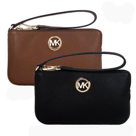 Michael Kors 
荔枝紋/滿版logo手拿包
