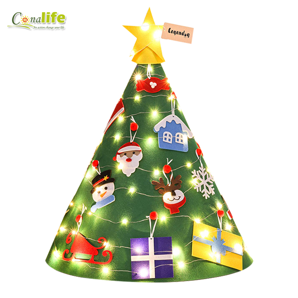 [Conalife]3D帶燈立體聖誕樹