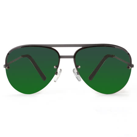 Romeo Gigli 義大利質感水滴型個性太陽眼鏡 墨綠 Rg9 2x5 Friday購物