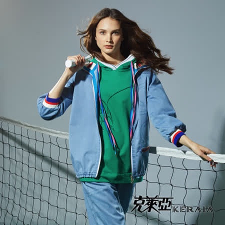 KERAIA 克萊亞
運動風LOGO立領牛仔外套